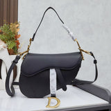 Grained Lether Saddle Bag