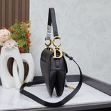 Grained Lether Saddle Bag