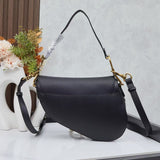 Grained Lether Saddle Bag