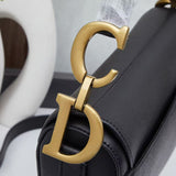 Grained Lether Saddle Bag