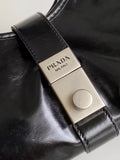 Small leather tote bag