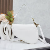 Grained Lether Saddle Bag