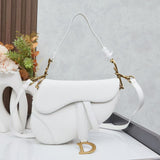 Grained Lether Saddle Bag