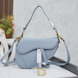 Grained Lether Saddle Bag