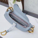 Grained Lether Saddle Bag