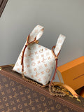 White monogram handbag series
