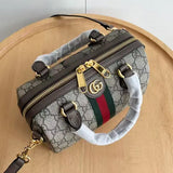 Ophidia Mini GG Monogram Boston Bag