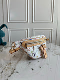 Colorful monogram waist bag series