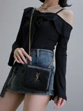 Jamie Mini Shoulder Bag in Smooth Leather