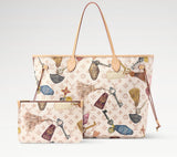 2026 Monogram Canvas Neverfull GM Handbag in a blend of linen and coated canvas M29449