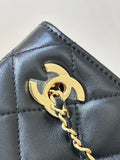 2026 Spring/Summer Collection Classic Small Tote Bag in Black Diamond-Quilted Lambskin |AS6248 B24030 94305