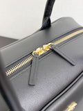 2026 Large Bowling Bag, Black Full-Grain Calfskin|AS6211 B23874 94305