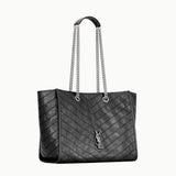 2026 Niki Tote Bag in Black Vintage-Finished Crinkled Calfskin 8711510EN041000