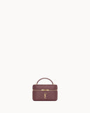 Gaby Burgundy Lambskin Cosmetic Bag 7667311EL07