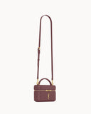 Gaby Burgundy Lambskin Cosmetic Bag 7667311EL07