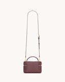 Gaby Burgundy Lambskin Cosmetic Bag 7667311EL07